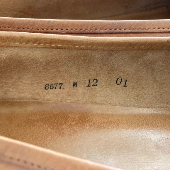 COLE HAAN Leather Tassel Loafers Made in Italy Brown - Picture 10 of 10